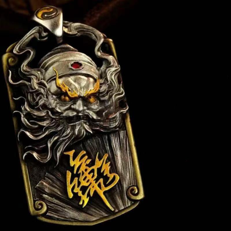 Ожерелье Багуа Амулет Удачи Подвеска Ретро Подвеска на Шею 50CM(Necklace Size)
