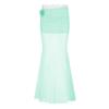 Little fresh girl dopamine gradual change color wool suspender design sense hollow low neck lace up sexy vest top