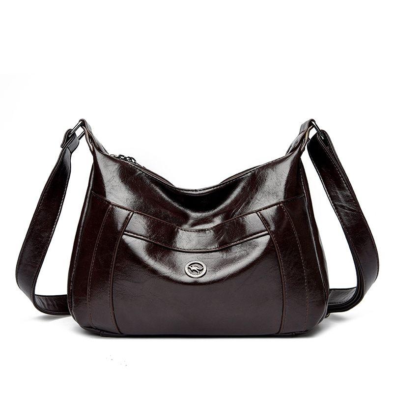 

Kangaroo Leather Women s Bag Messenger Bag Dumpling Bag Women s Bag Women s 2025 New Shoulder Bag Mother Bag Nappa Leather Brown