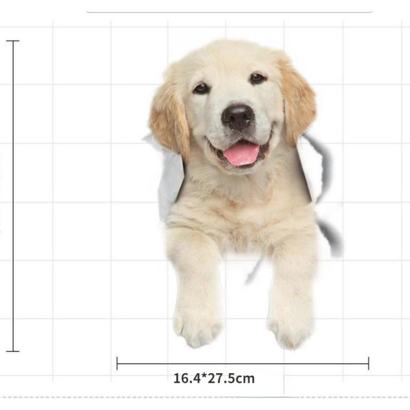 Removable Wall Stickers Mimic Real Cat Toilet Stickers Waterproof Self-adhesive Toilet Stickers Cute Cartoon Kitten Stickers