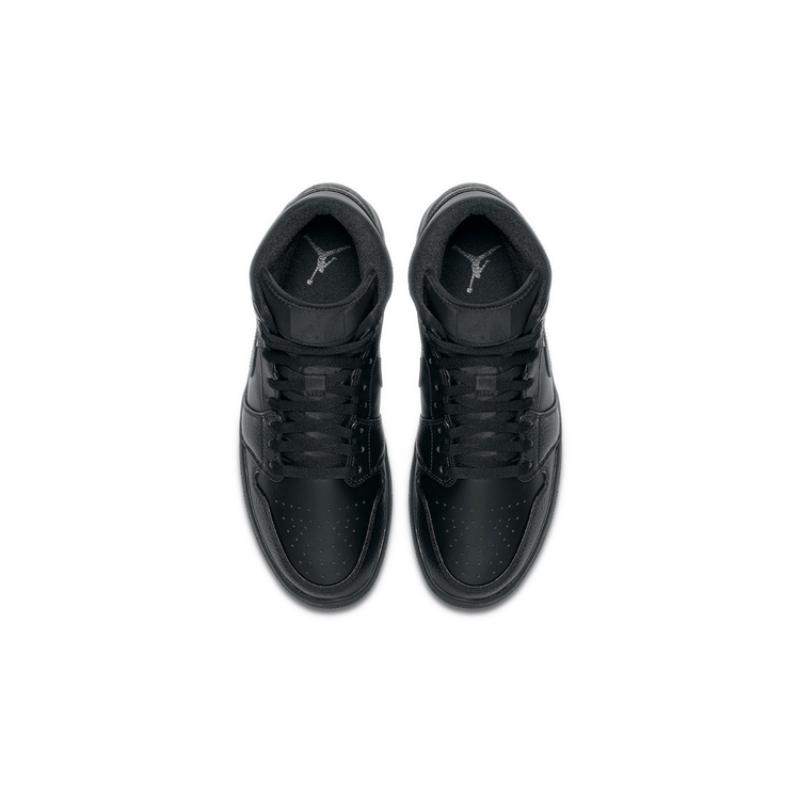 Air Jordan 1 Mid 'Triple Black' 2020 Jordan 554724-091