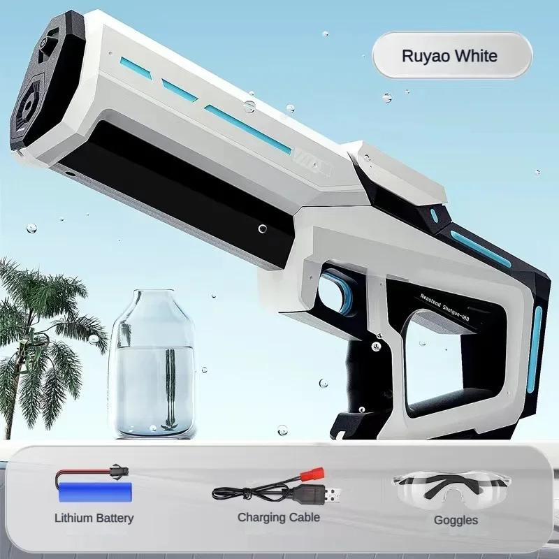 Erwachsene/Kinder Elektrische Wasserspritzpistole Spielzeug Leistungsstark Automatisch Hochdruck Burst Spielen Sommer Outdoor Schwimmbad Kinder Geschenk