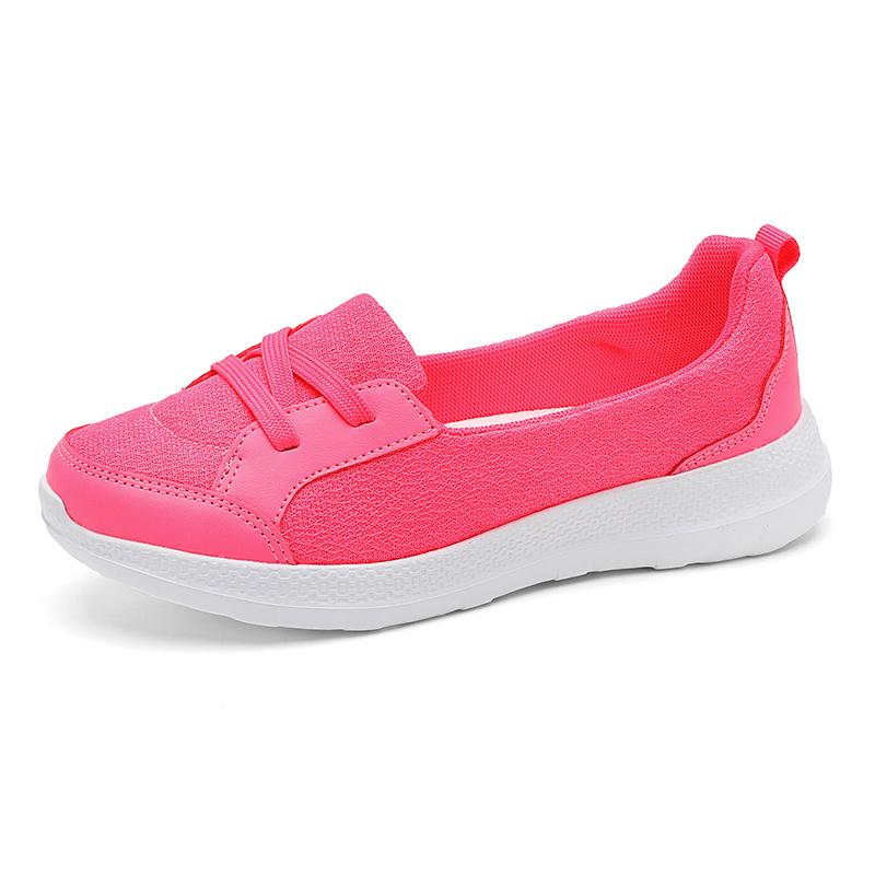 

Женская повседневная обувь Модная дышащая сетчатая обувь для ходьбы, балетки, кроссовки, женская обувь 2025, вулканизированная обувь, на шнуровке 37 лавандовый