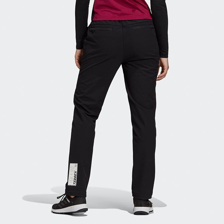 Adidas W Cap New Pants Outdoor Solid Color Sports Long Pants Women Pants Black GP2898