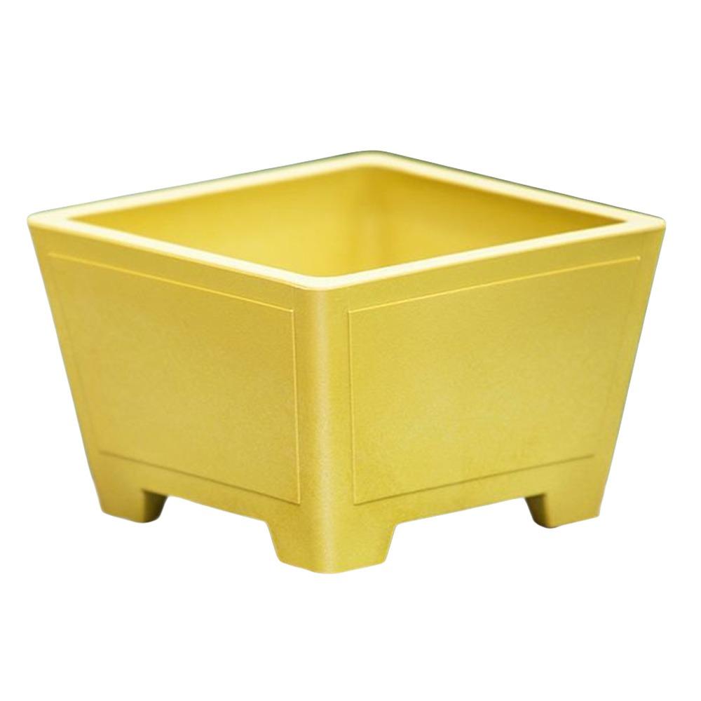 Creative Imitation Purple Clay Flower Pot Durable Thick Colorful Plastic Pot DIY Plants Rack Home