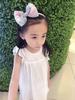 New Large Bowknot Hair Ball Hoop Fashion Simple Mesh Hair Hoop Children Headwear