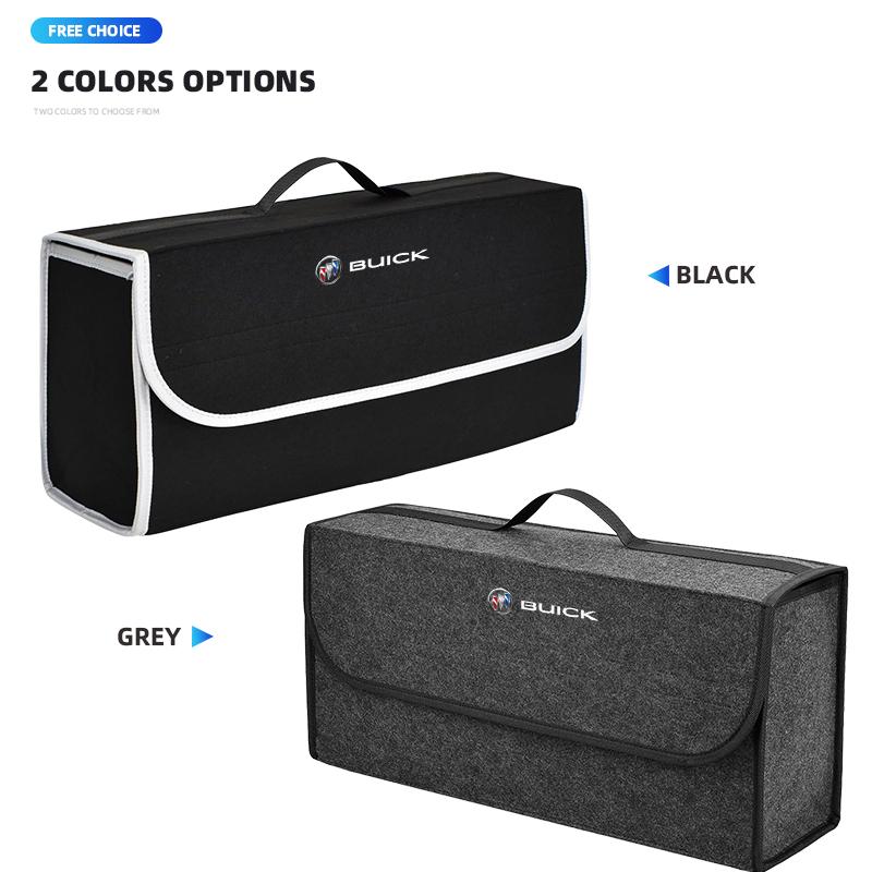 Car Trunk Storage Box Organizer Foldable Stowing Tidying Container Bag For Buick Regal Encore royaum Park Avenue Envista GL8 GL6