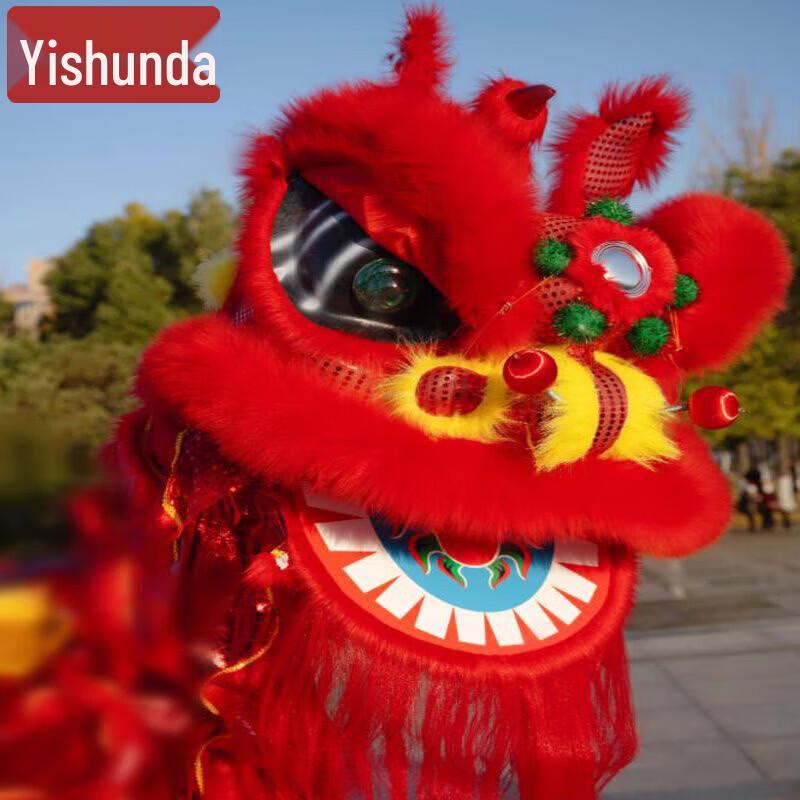 Adult Southern Lion Dance Costume & Props