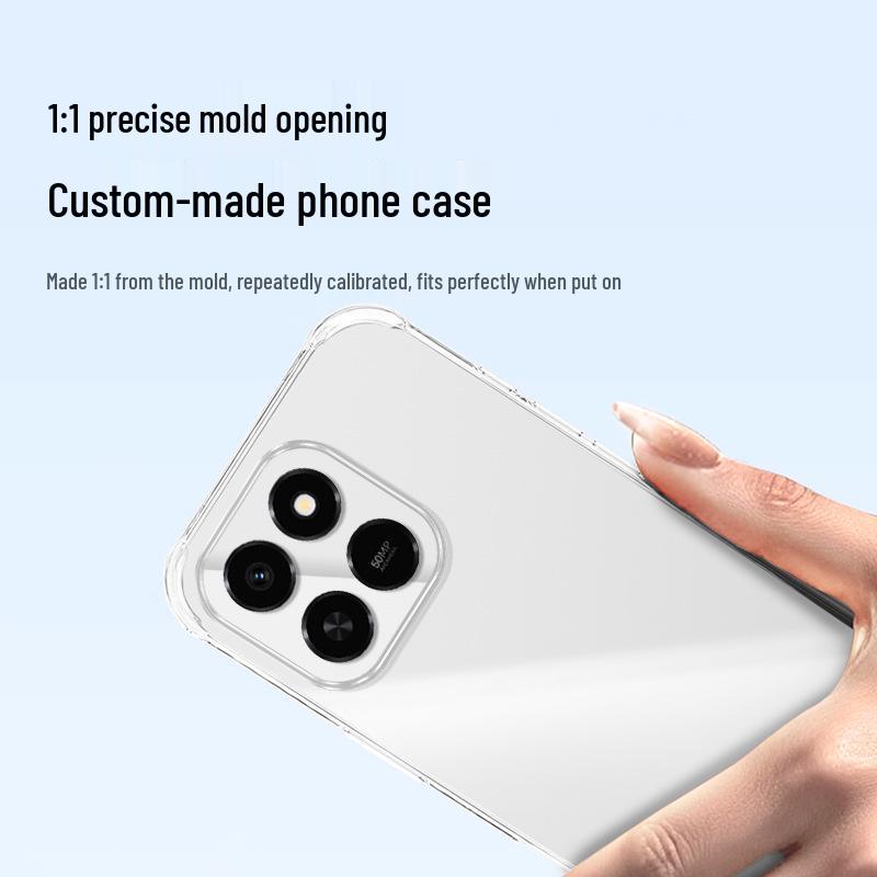 Honor Play 10t Airbag Corner TPU Case: Transparent, Anti-fall, Full Coverage, High-end Feel.