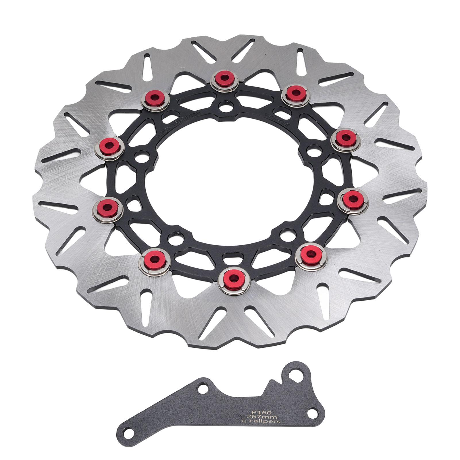 Motorcycle Front Wheel Brake Disc Rotor 267mm Front Brake Rotor Replacement for Pcx125 Pcx150 Pcx160 2021 2024