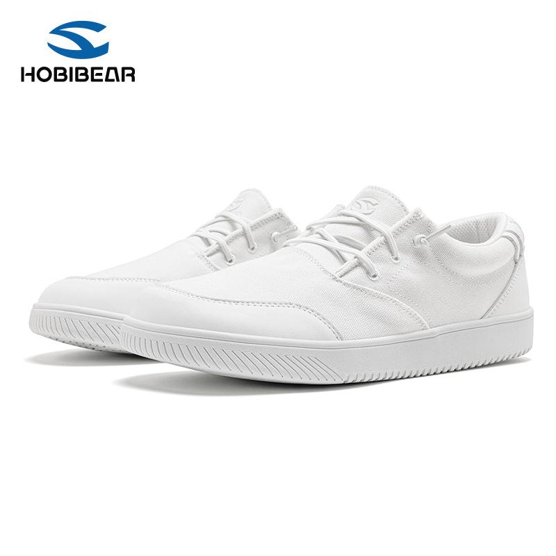 HOBIBEAR Unisex Wide Toe Loafers Barefoot Zero Drop Shoes for Womens Minimalist Casual Walking Shoes Slip On Lightweight