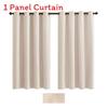 Contemporary Solid Color Curtains With Heavy Light Blockage For Bedroom And Lounge