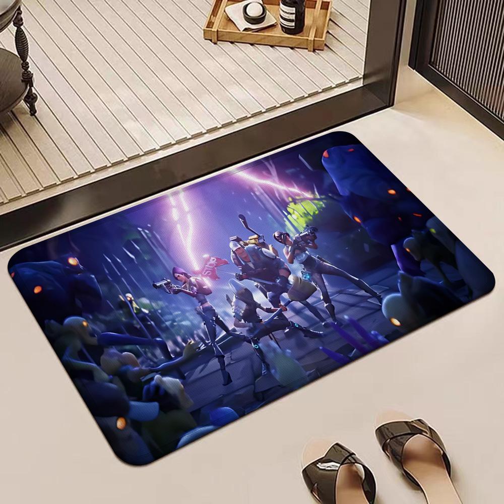 Cartoon Fortnites Entrance Front Door Doormat Non-slip Kitchen Rug Living Room Rugs Balcony Bathroom Foot Mat Floor Mats Carpet