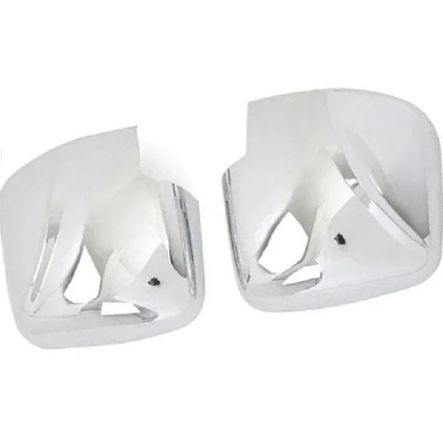 Car Styling Chrome Side Mirror Cover Square For Toyota Hiace 2005-2017
