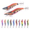 10Pcs/pack Saltwater and Freshwater Angling Shrimp Cuttlefish Jig Hook Squid Jig Fishing Lures Set with Shrimp Designs