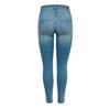 Only Blush Life Mid Waist Skinny Ankle Raw REA1468 Jeans