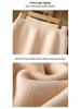 Autumn & Winter 100% Pure Wool High Waist Knit Pencil Skirt for Women
