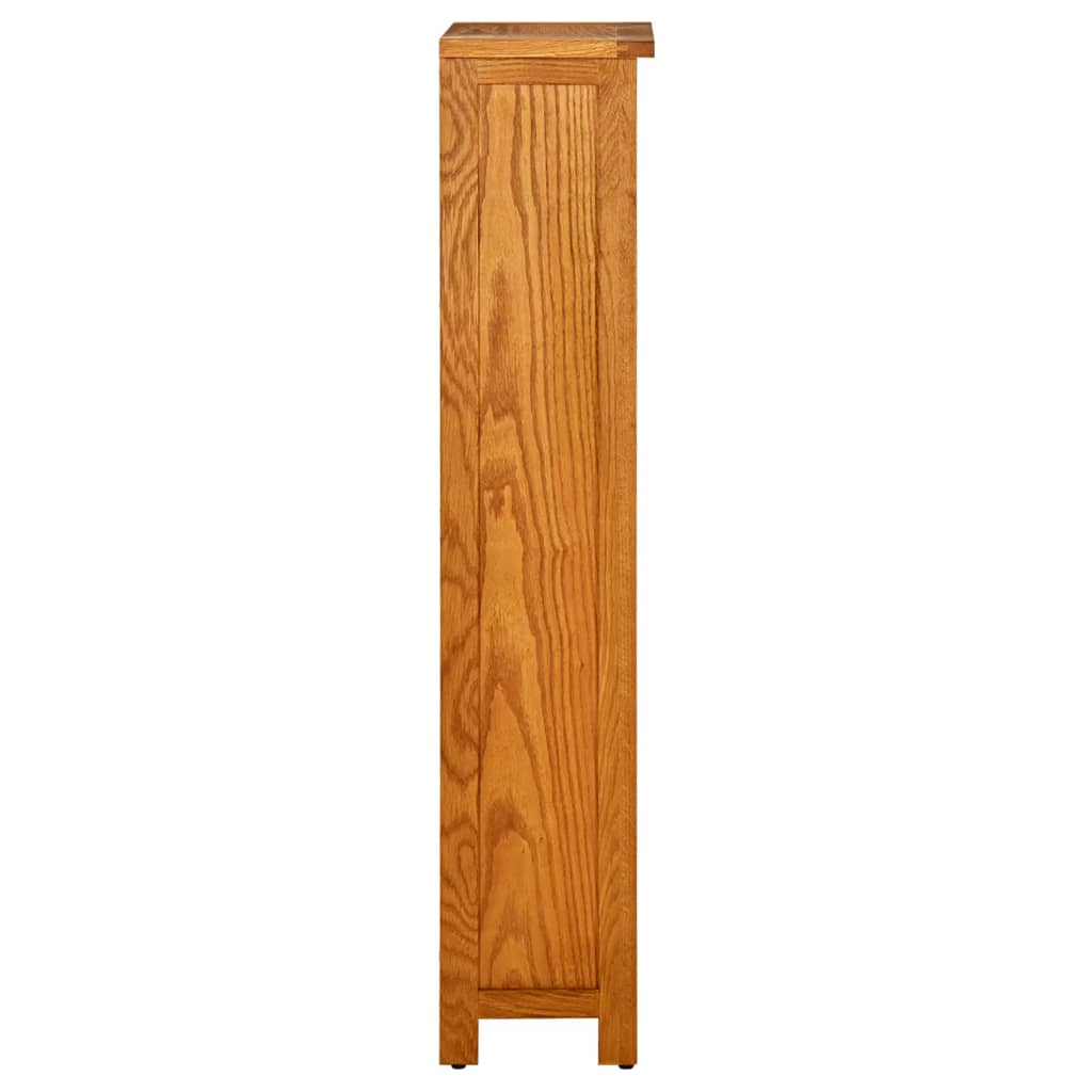 Vidaxl 4-Poziomowy Regał Na Książki, 45X22X110 Cm, Lite Drewno Dębowe