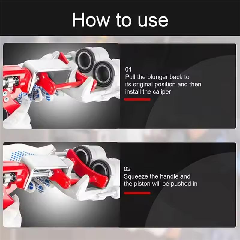 Heavy Duty Brake Caliper Comp Compression Tool Caliper Piston Compressor, Disc Brake Pad Spreader