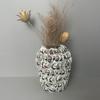 Ceramic Vase Irregularly Folded Petal Butterfly Orchid Hand-made Ceramic Bottle Flower Vase Home Decoration Accessories