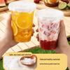 Disposable PET Cold Drink Cups with Lids