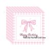 Pink Ballet Bow Party Set: Disposable Plates, Napkins & Tablecloth.