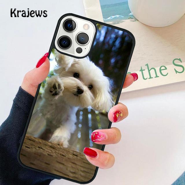 Maltese Puppy soft Phone Case Cover For iPhone 17 Air 16 15 14 plus 12 13 pro max coque Shell Fundas