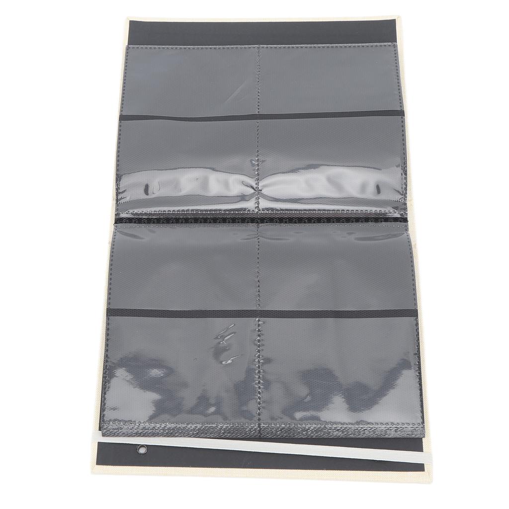 Photo Album 3 Inch 208 Pockets Cotton and Linen Card Album Khaki Stamp Ticket Storage Book For Polaroid Camera