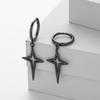 The New S925 Sterling Silver Ear Buckles Are Fashionable and Individual and the Sparkling Cross Earrings Exude a Touch of Luxury