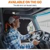 Side Window Sun Shade For Semi Truck - Large Size (24"X22") - Ized For Freightliner Volvo VNL International Trucks - Semi Truck Accessories - UV