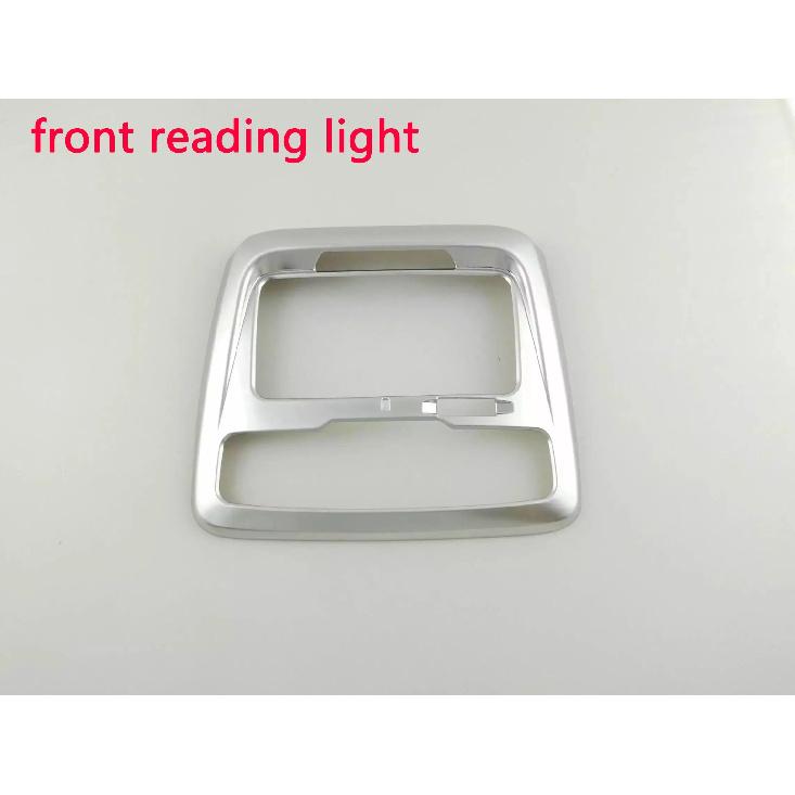 Car Styling Detector Sticks Silver ABS For Subaru Outback 2015 2016 2017 2018   Read Reading Light Lamp Trim Molding