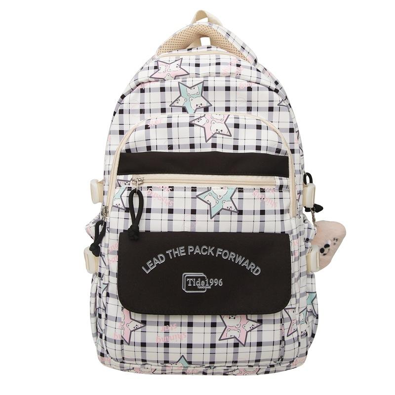Japanese Ins Girls' Backpack Korean Version Little Fresh Junior High School Cute Soft Girl Backpack High School Computer Backpack