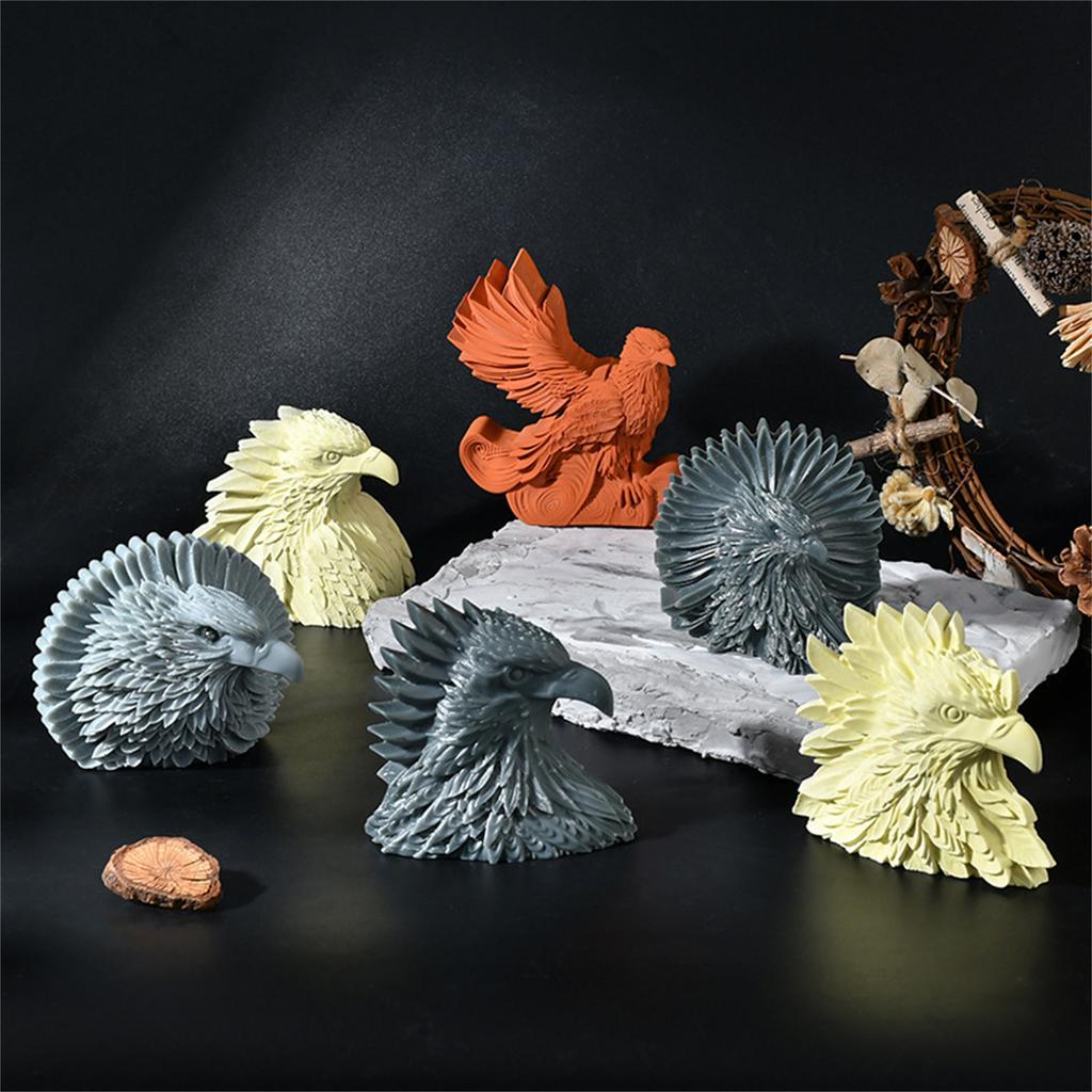 3D Candle Mold Non-stick Easy to Demold for DIY Candle Soap Plaster Home Decor DIY Resin Casting Molds