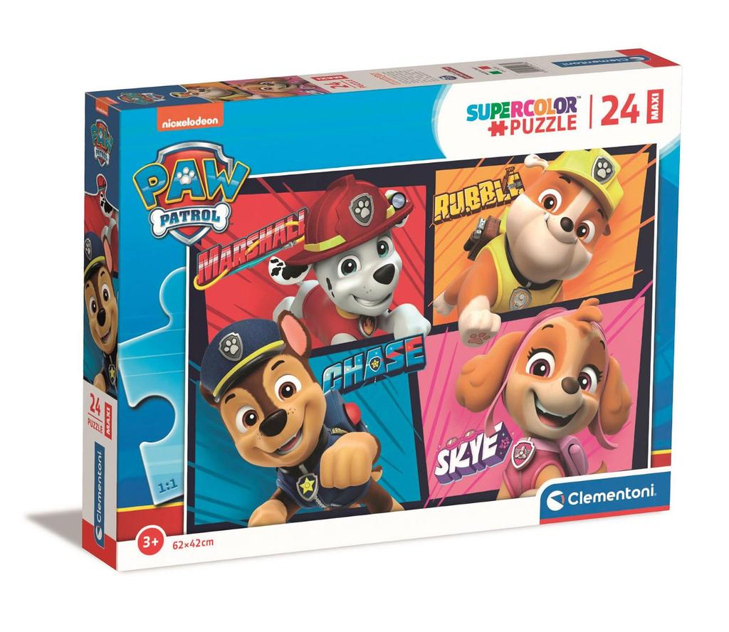 Maxi Puzzle 24 Pieces. Super Colorful. Paw Patrol
