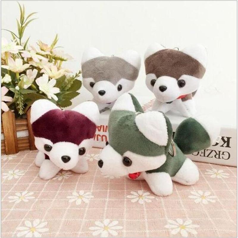 Dog Plush Stuffed Toy Animal Doll , 11CM Soft Keychain Gift for Boys and Girls Christmas Gifts