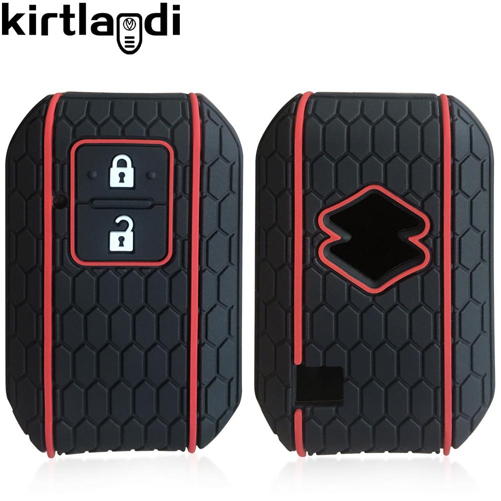 For Suzuki Swift GXL Sport Katana Vitara Ignis Jimney XL7 Ertiga Key Case Silicone Holder Car Accessories Keychain Key Cover