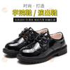 Children's Leather Shoes Spring Boys Black Dance Small Leather Shoes Wind Baby Elementary School Flower Girl Performance Shoes