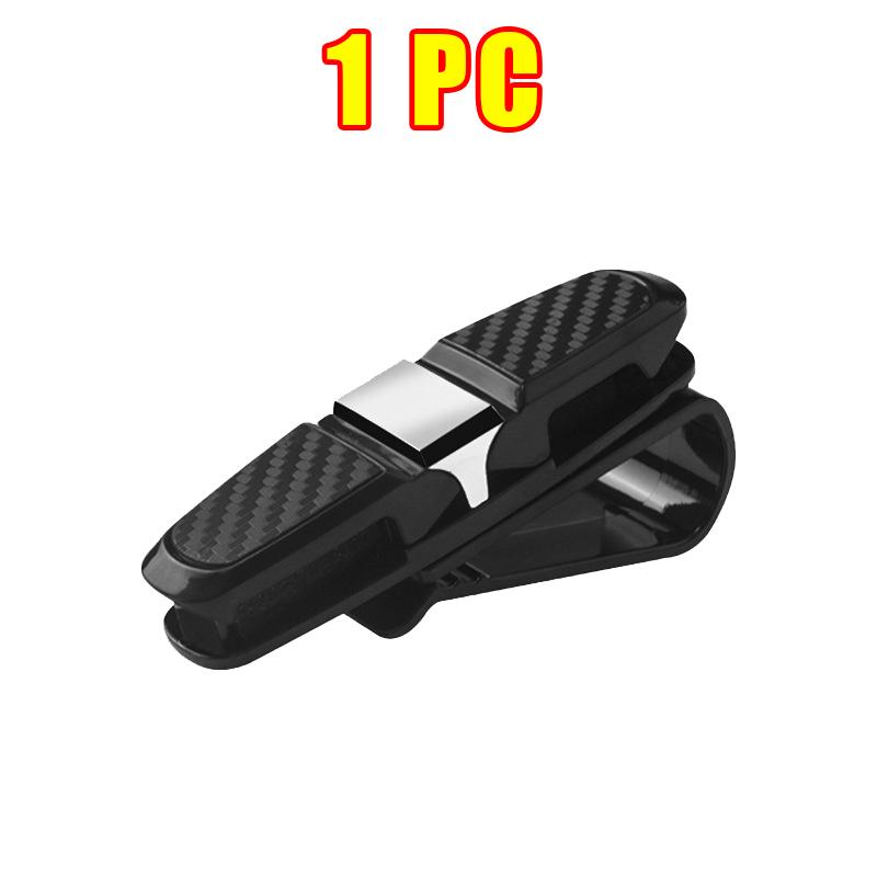 Car Glasses Case Holder Auto Sun Visor Glasses Sunglasses Organizer Clip Card Holder Eyeglasses Car Accessories Interior