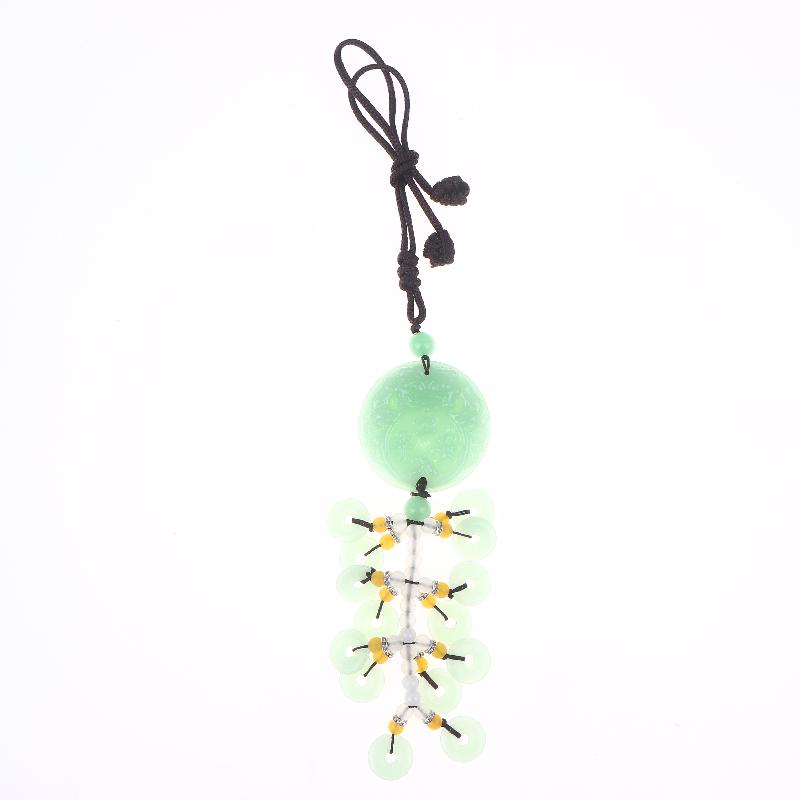 1Pc Chinese Luck Car Accessory Rearview Mirror Pendant Suitable For For Asian Culture Decor & Driving Amulet