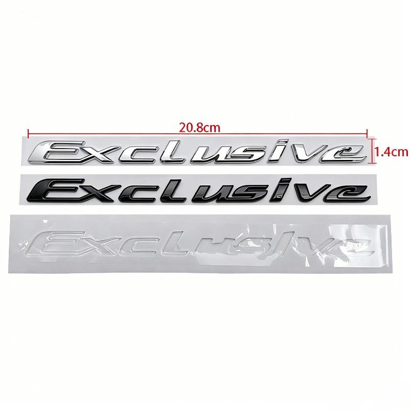 EXCLUSIVE car sticker, suitable for electroplated letter rear label 3D three-dimensional modified body label