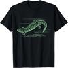 Cool Hellbender Salamander Graphic T-Shirt Biologist T Shirt T-Shirt