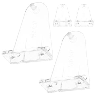 4 gab. Logu žalūzijas Apakšējās Turēšanas Skavas Sliežu Venēcijas Clear Bracket Pom Down Kronšteini