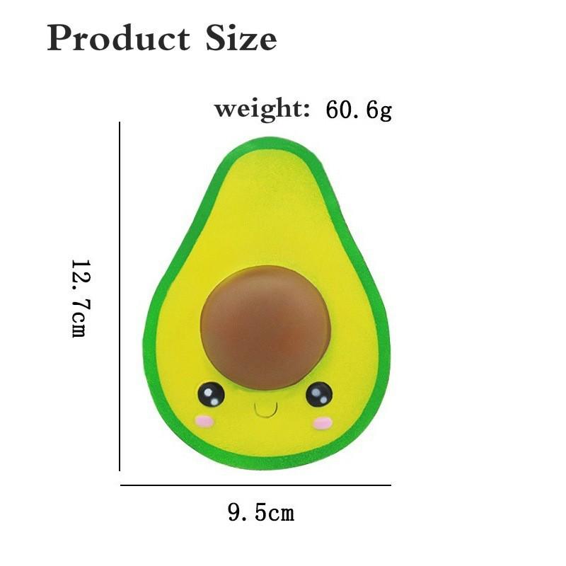 Avocado Stress Relief Toy With Soft Pu Material For Relaxation And Giftgiving