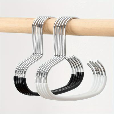 5Pcs Hat Storage Hangers, Non-Slip Hanging Rack, Circular Hanger Hooks, Stainless Steel Hooks for Wardrobe, Suitable for Hats, Straps, Ties, Scarves