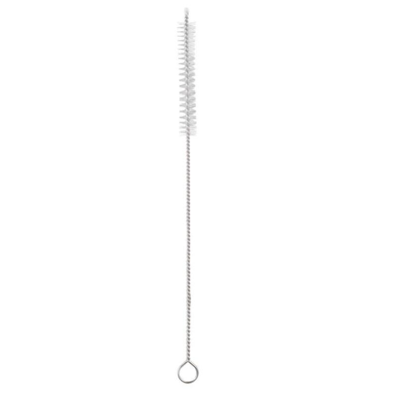 304 Stainless Steel Nylon Cleaning Brush for Baby Bottles & Test Tubes - Soft Spiral Bristles