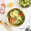 Koreansk Stil Guld Rostfritt Stål Bibimbap Salladsskål