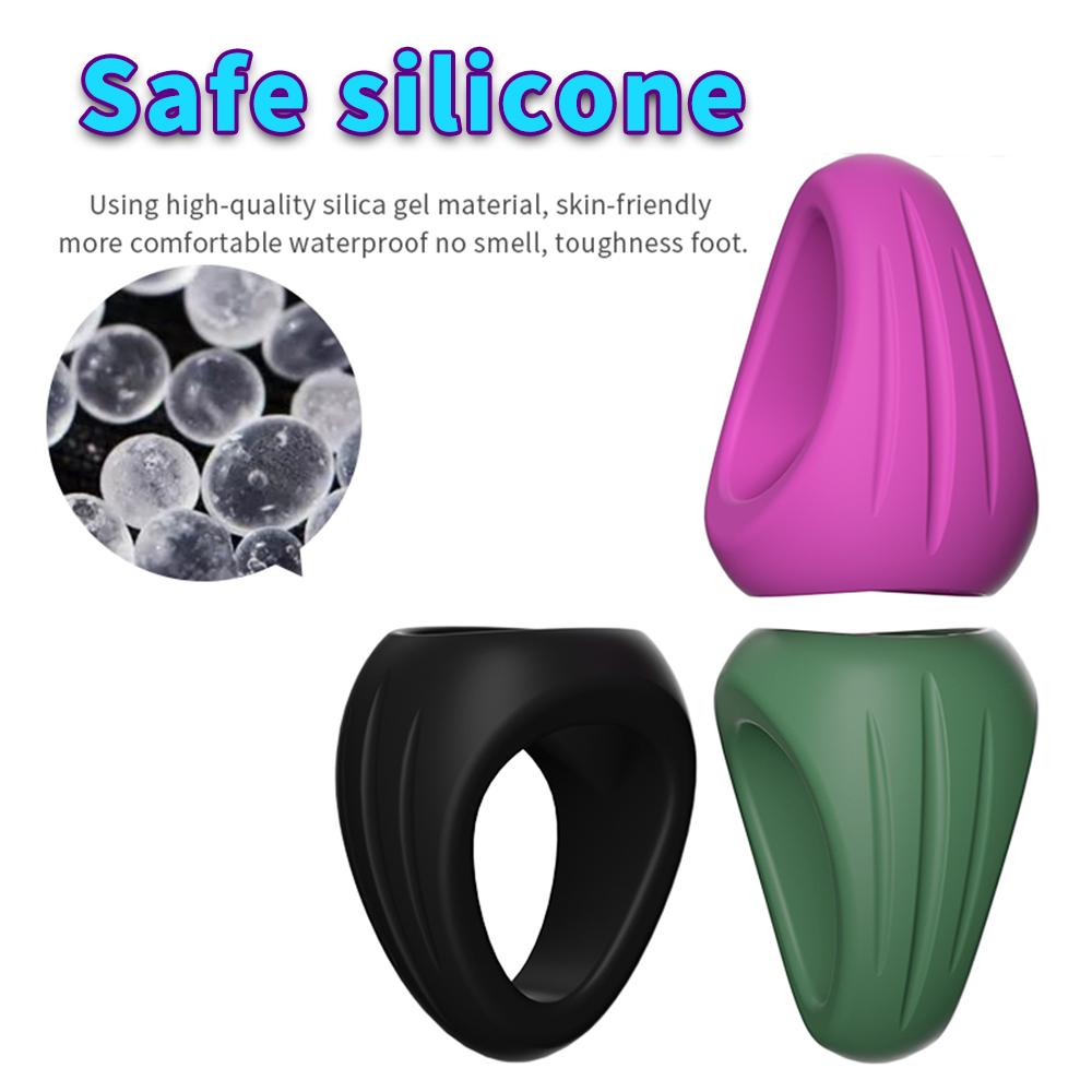 Men Sex Penis Cock Ring Stay Hard 3 Color Cock Ring Erotic Sex Toys For Men Extend Delay Times Erotik Silicon Rings Adult Supply