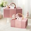 Handheld Gift Box Birthday Gift Packaging Empty Box Large leather Box Wedding candy souvenir Cosmetics storage box