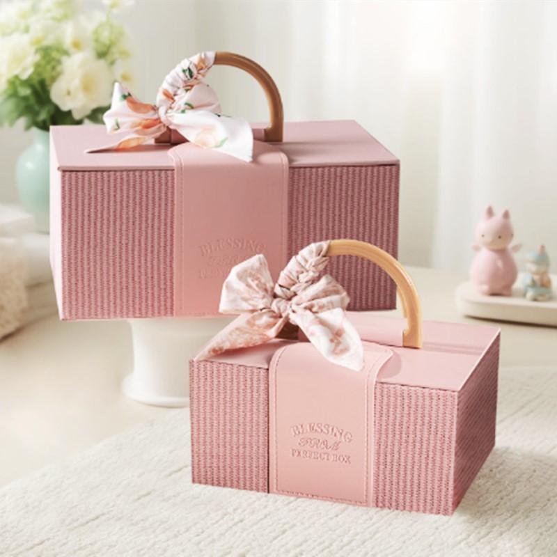 Handheld Gift Box Birthday Gift Packaging Empty Box Large leather Box Wedding candy souvenir Cosmetics storage box