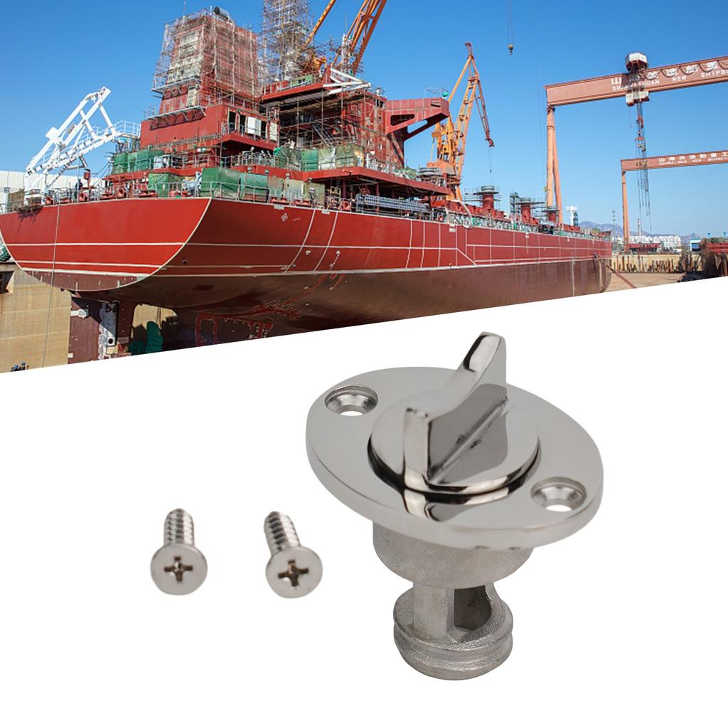 Easily Installed Marine Grade 316 Stainless Steel Oval Drains for Boats